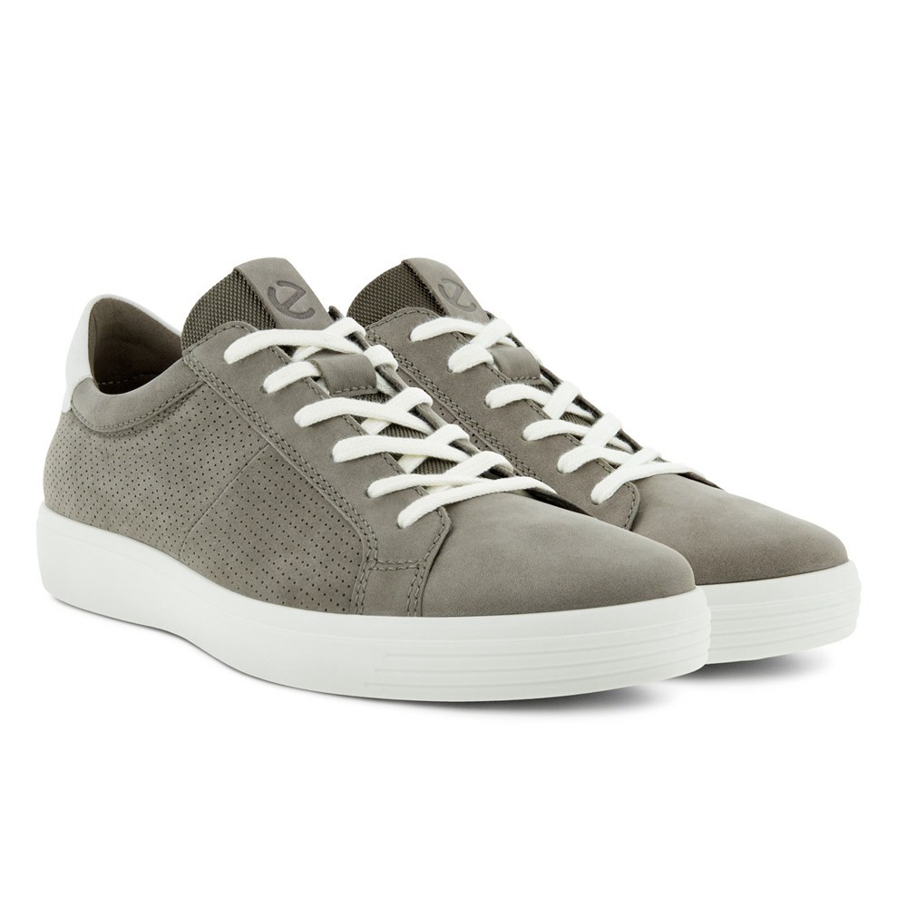 Tenis Hombre - ECCO Soft Classic Laced - Verde Oliva - OUE614230